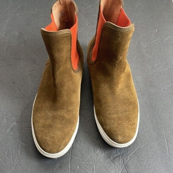 Bettye by Bettye Muller Real Leather Suede Ankle Boots 7.5M Khaki Brown … - Picture 6 of 9